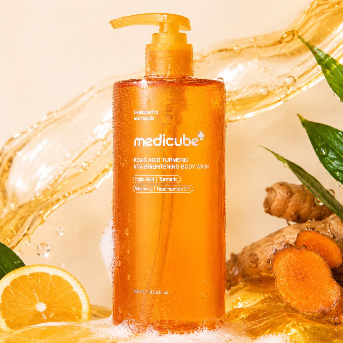 medicube Kojic Acid Turmeric Vita Brightening Body Wash 400ml