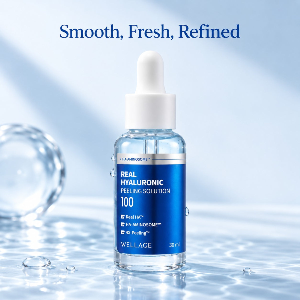 WELLAGE Real Hyaluronic Peeling 100 Solution 30ml