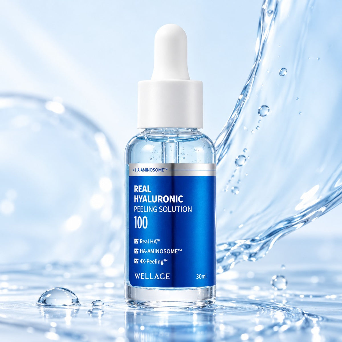 WELLAGE Real Hyaluronic Peeling 100 Solution 30ml