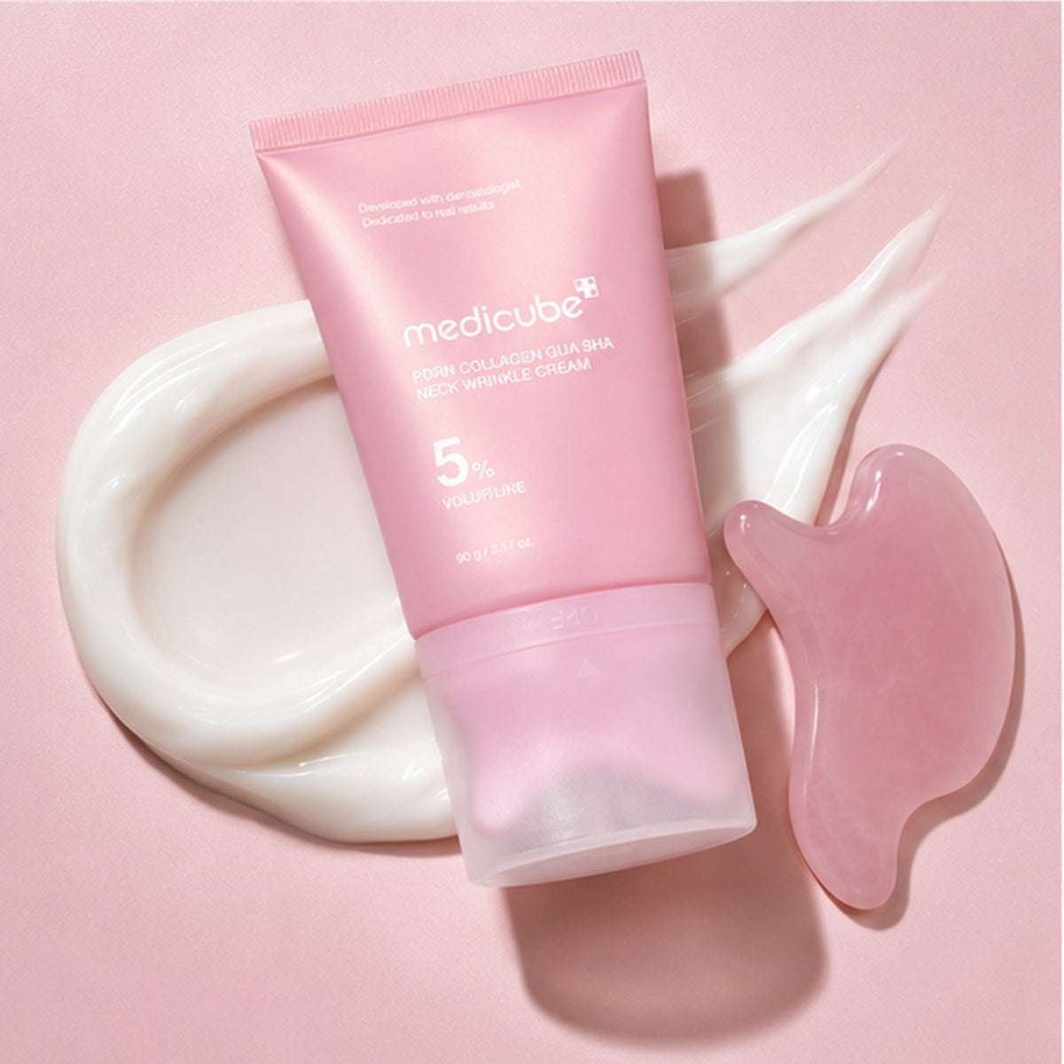 medicube PDRN Collagen Gua Sha Neck Wrinkle Cream 90g