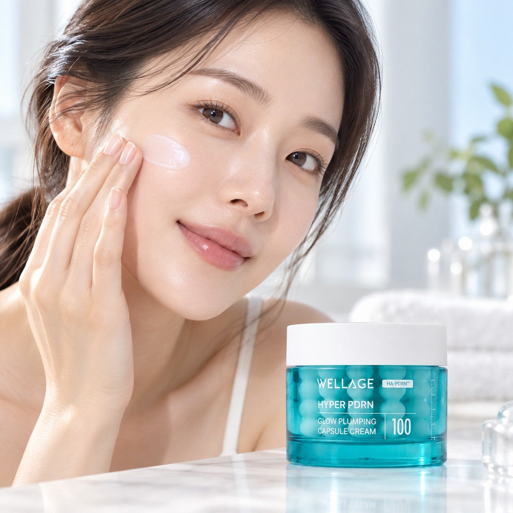 WELLAGE Hyper PDRN Glow Plumping Capsule 100 Cream 50ml
