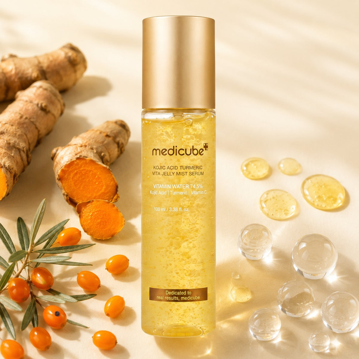 medicube Kojic Acid Turmeric Vita Jelly Mist Serum 100ml