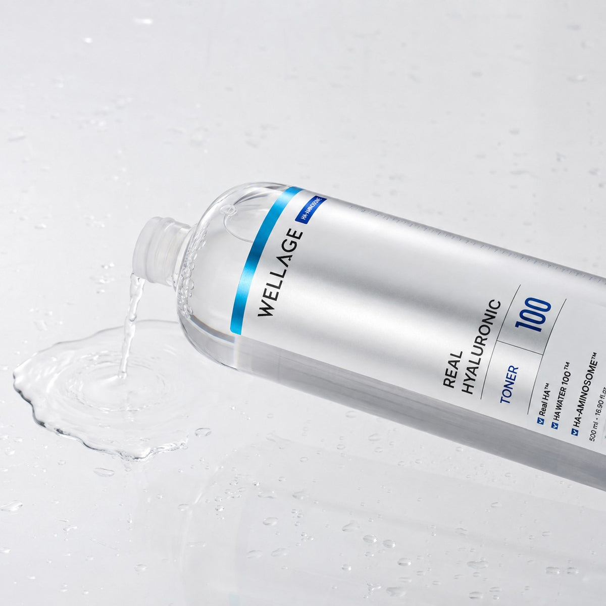 WELLAGE Real Hyaluronic 100 Toner 500ml