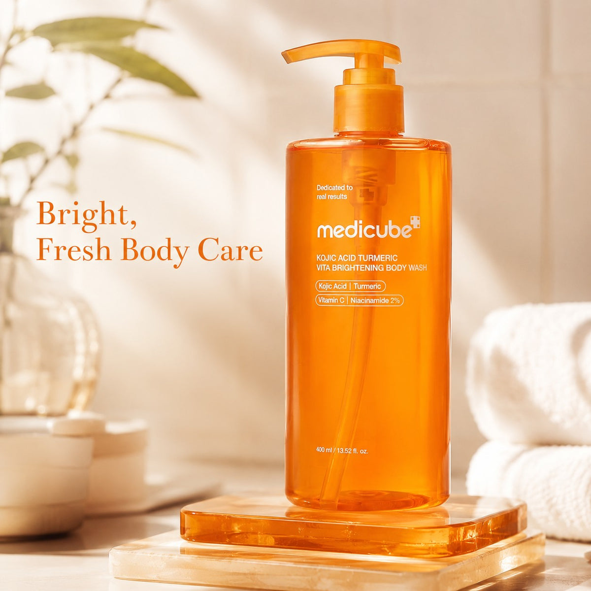 medicube Kojic Acid Turmeric Vita Brightening Body Wash 400ml