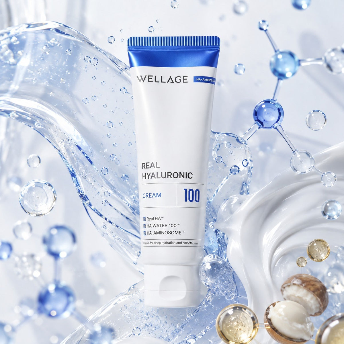 WELLAGE Real Hyaluronic 100 Cream 80ml