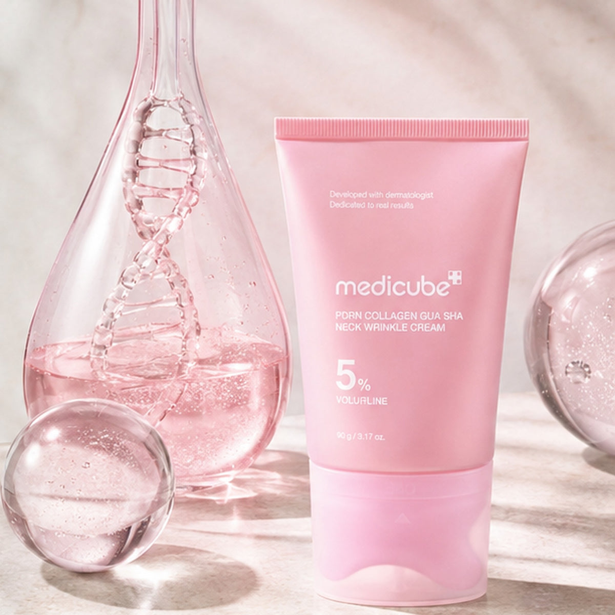medicube PDRN Collagen Gua Sha Neck Wrinkle Cream 90g