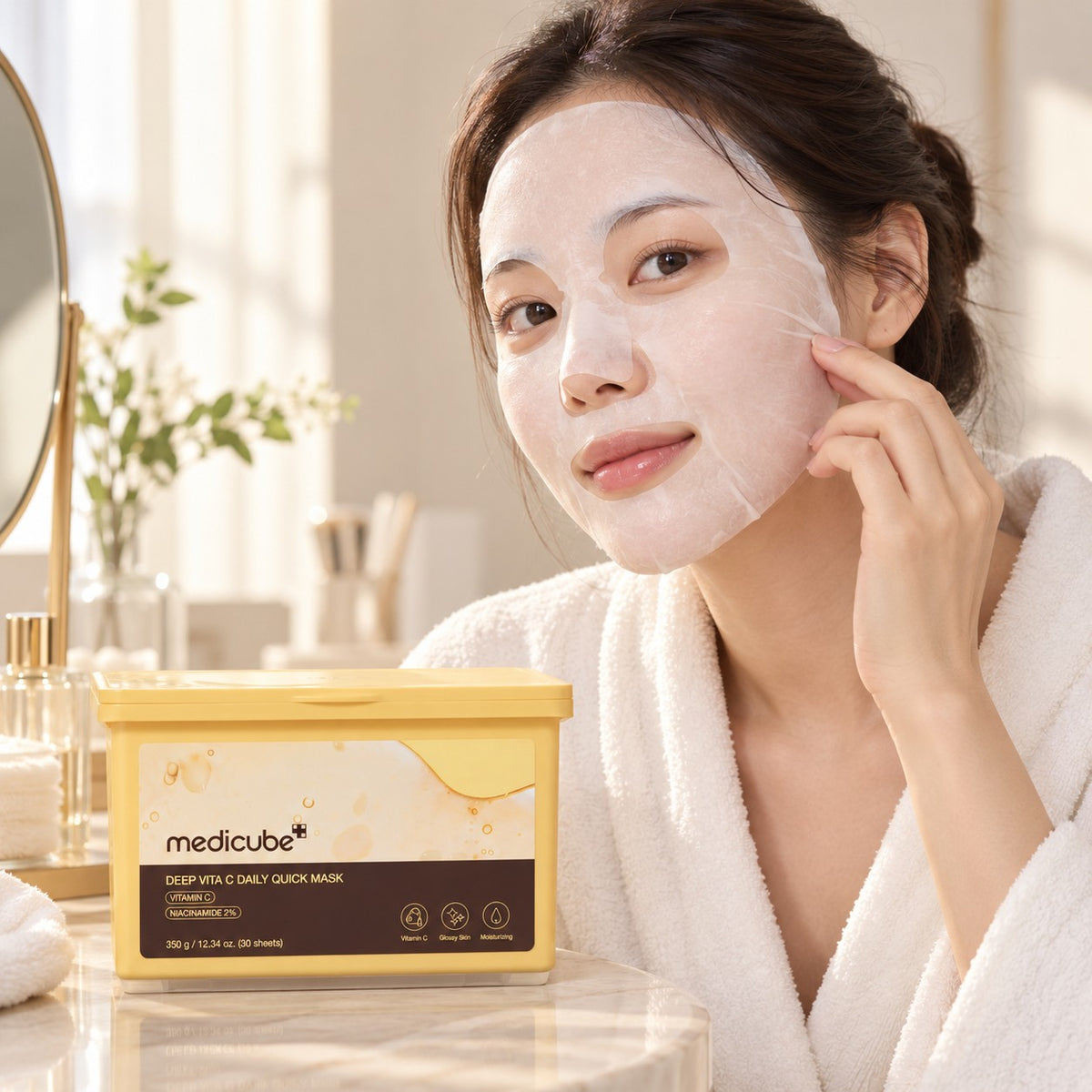 medicube Deep Vita C Daily Quick Mask 30 Sheets