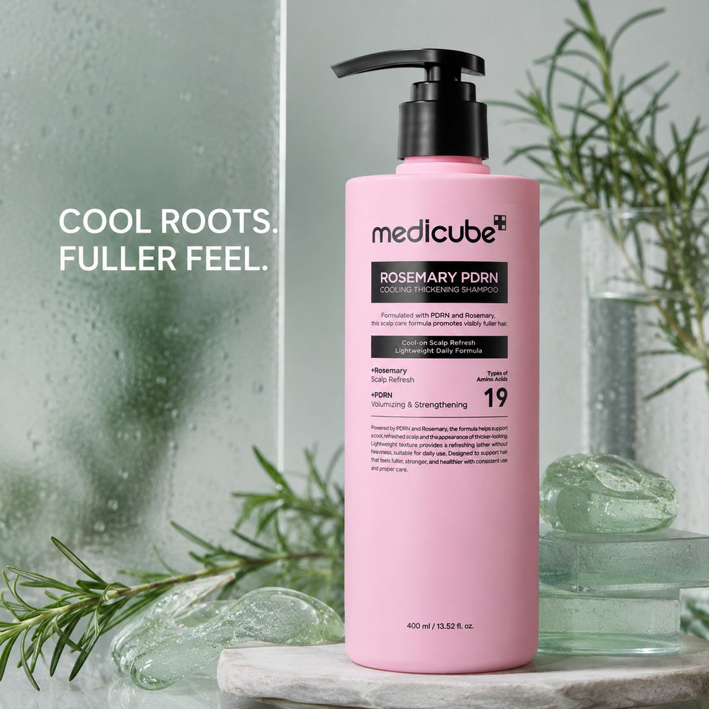 medicube Rosemary PDRN Cooling Thickening Shampoo 400ml