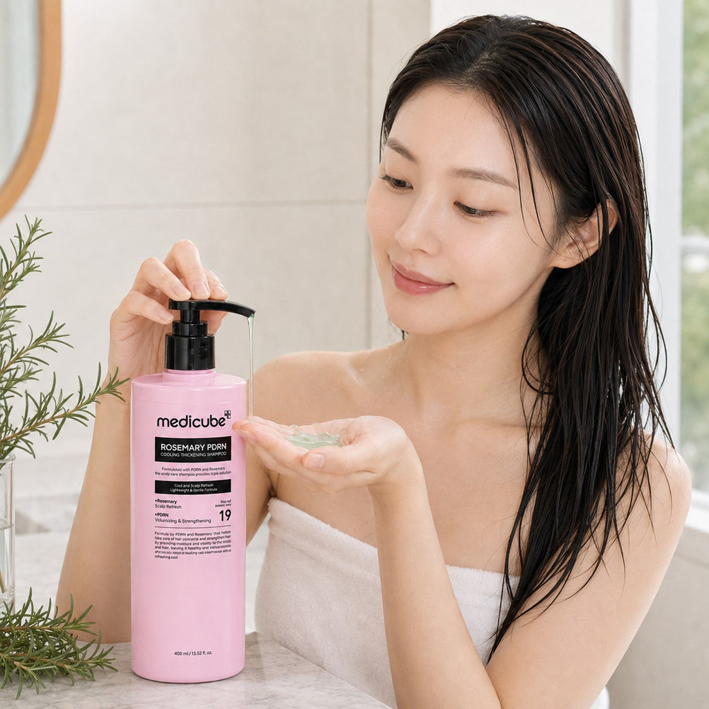 medicube Rosemary PDRN Cooling Thickening Shampoo 400ml