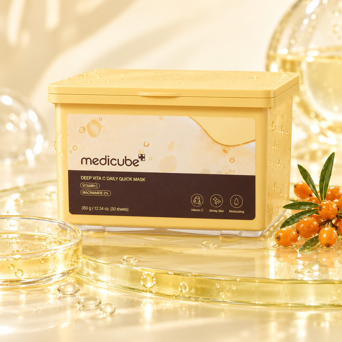 medicube Deep Vita C Daily Quick Mask 30 Sheets